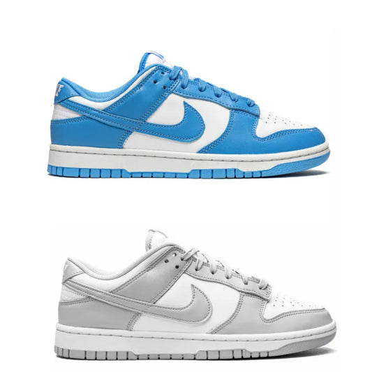 NIKE DUNKS UNIVERSITY BLUE / GREY COMBO