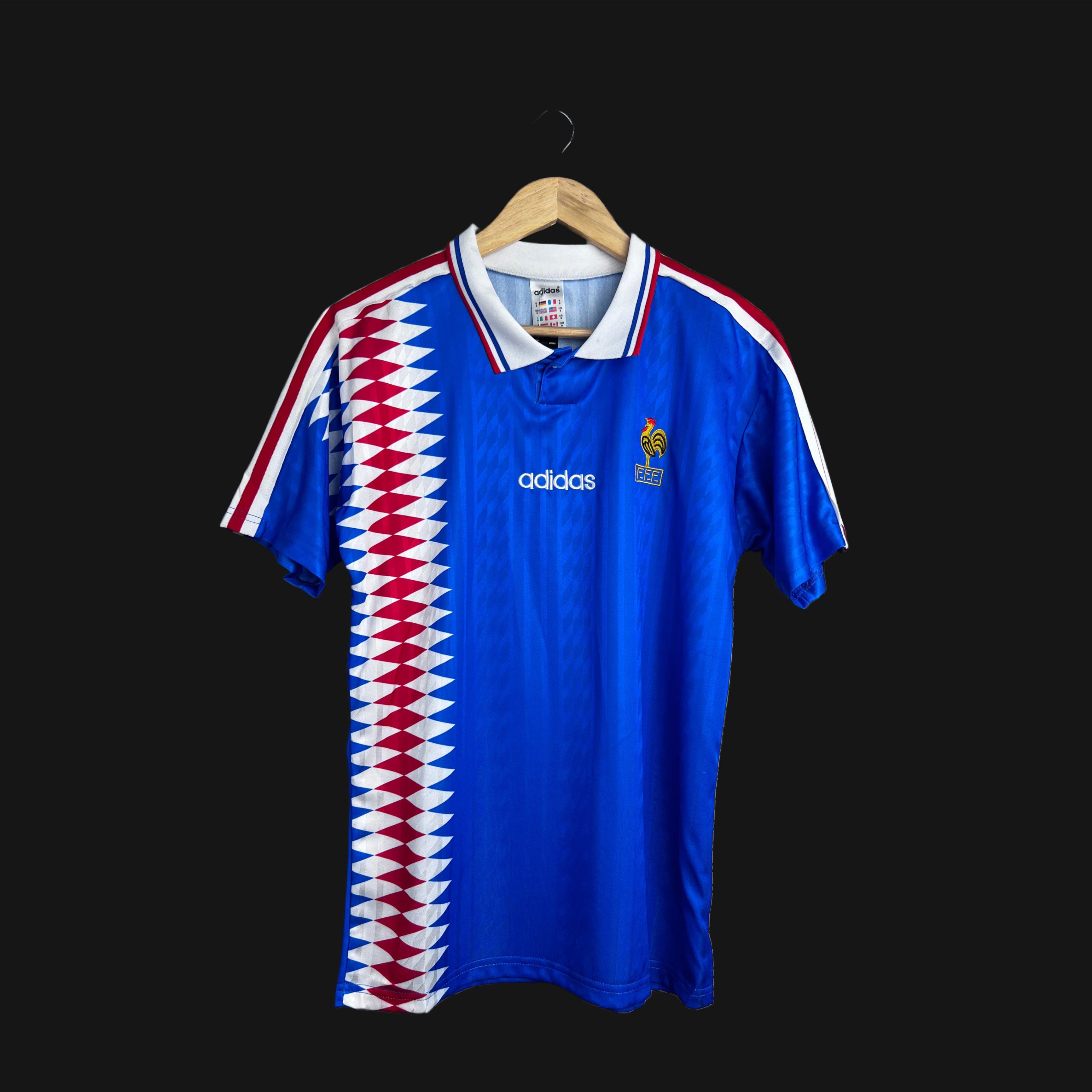 Adidas France national 1994/96 home kit