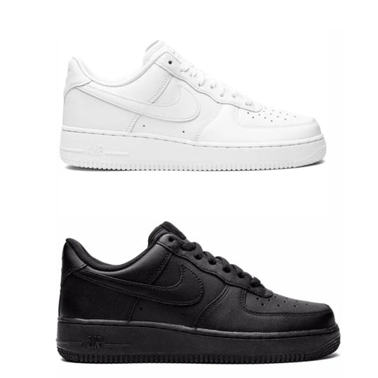 AIRFORCE 1 BLACK / WHITE COMBO